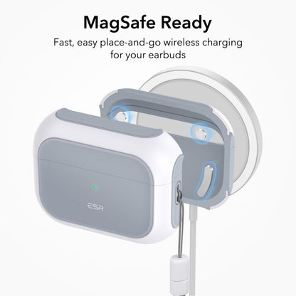 Funda ESR Orbit Hybrid para Apple Airpods Pro 3, Blanca