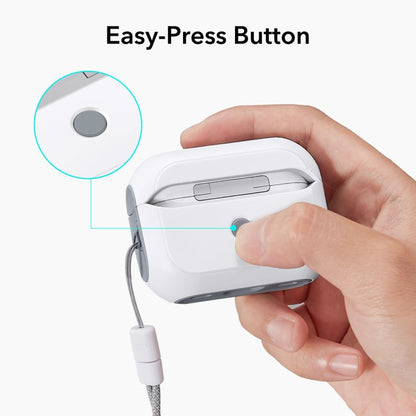 Funda ESR Orbit Hybrid para Apple Airpods Pro 3, Blanca
