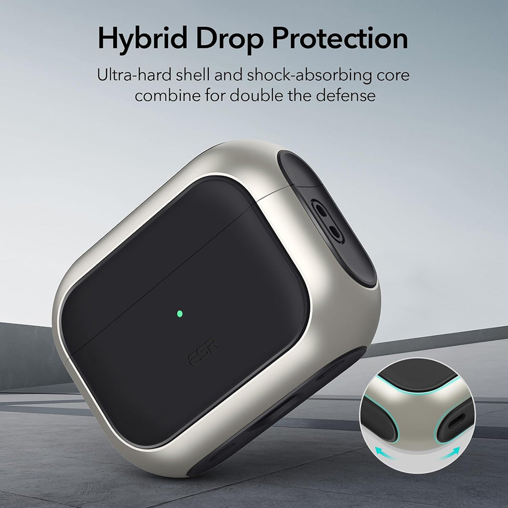 ESR Orbit Hybrid Case for Apple AirPods 4, White