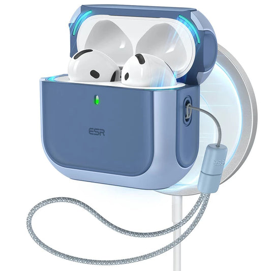 Funda ESR Orbit Hybrid para Apple AirPods 4, Azul