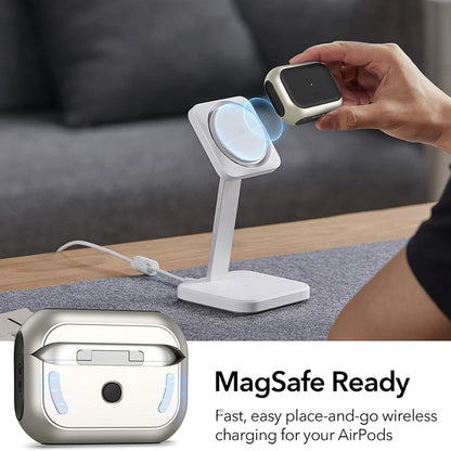 Funda ESR Orbit Hybrid para Apple AirPods 4, Rosa