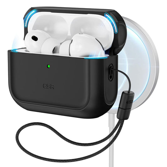 Funda ESR Orbit Hybrid para Apple AirPods Pro 3, Negra