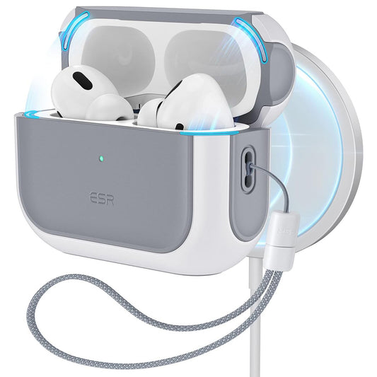 Funda ESR Orbit Hybrid para Apple AirPods Pro Series, Blanca