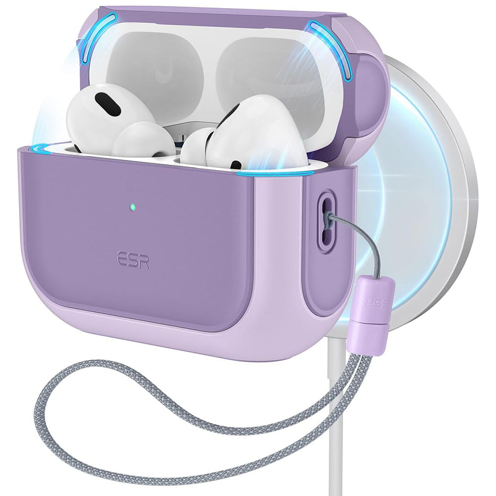 Funda ESR Orbit Hybrid para Apple AirPods Pro Series, Morado