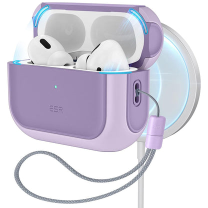 Funda ESR Orbit Hybrid para Apple AirPods Pro Series, Morado