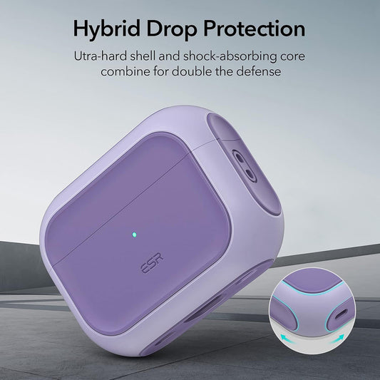 Funda ESR Orbit Hybrid para Apple AirPods Pro Series, Morado