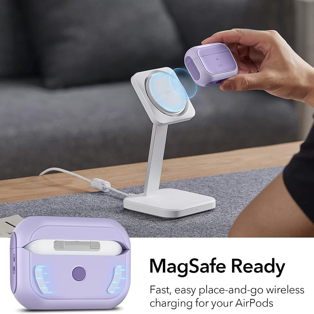 Funda ESR Orbit Hybrid para Apple AirPods Pro Series, Morado