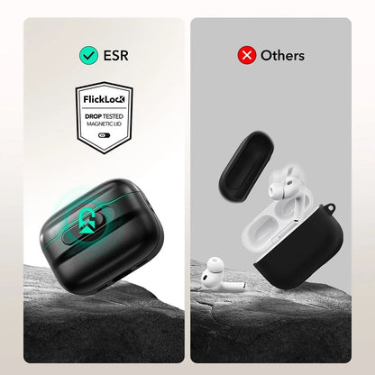Funda ESR Pulse Magnetic FlickLock para Apple AirPods Pro 3, Azul Marino