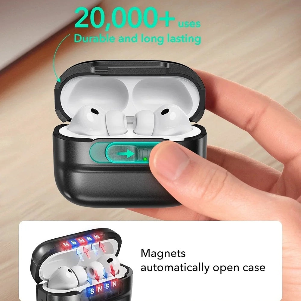 Funda ESR Pulse Magnetic FlickLock para Apple AirPods Pro 3, Gris