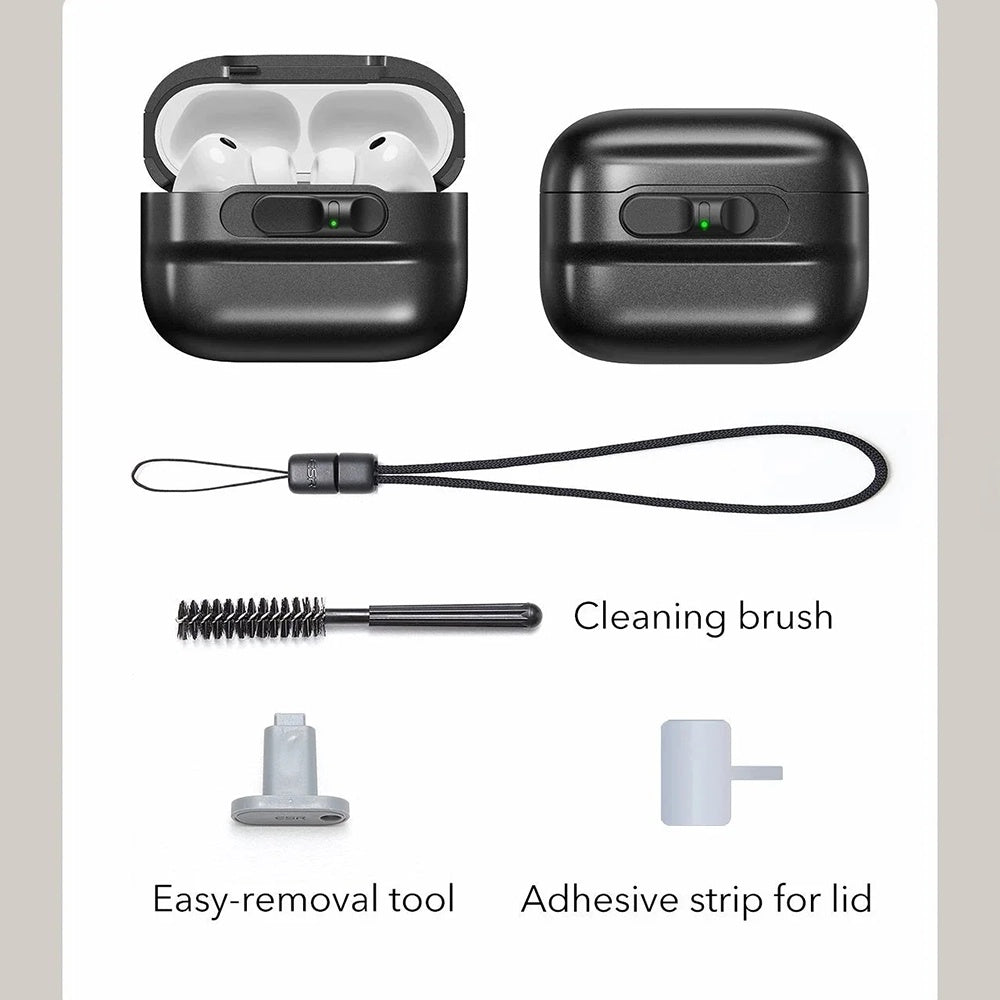 Funda ESR Pulse Magnetic FlickLock para Apple AirPods Pro 3, Negra