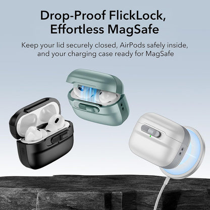 Funda ESR Pulse para Apple AirPods 4, Negra