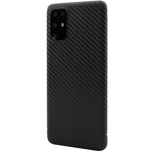 Funda para Samsung Galaxy S20+ 5G G986 / S20+ G985, Nevox, CarbonSeries, Negro