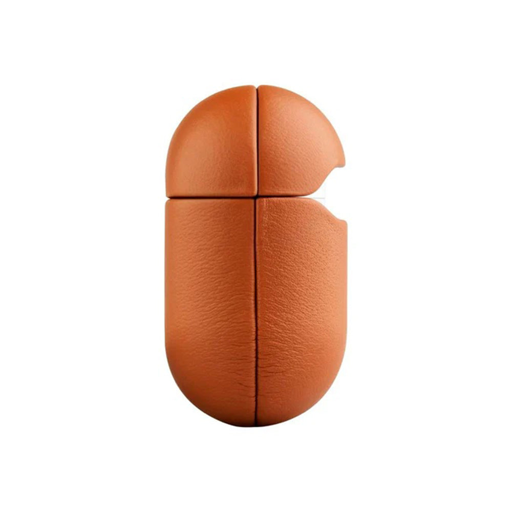 Funda Fixed PodsLeather para Apple AirPods 4, Marrón