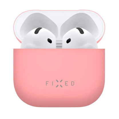 Funda Fixed Silky para Apple AirPods 4, Rosa