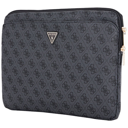 Funda Guess 4G Triangle Logo para Laptop de 14 pulgadas, Negra