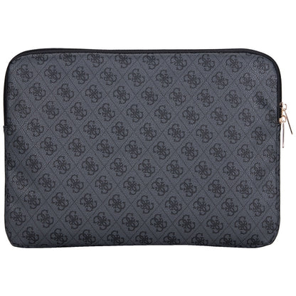 Funda Guess 4G Triangle Logo para Laptop de 14 pulgadas, Negra