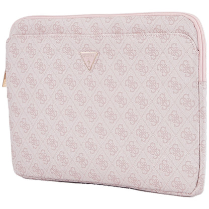 Funda Guess 4G Triangle Logo para Laptop 14 pulgadas, Rosa