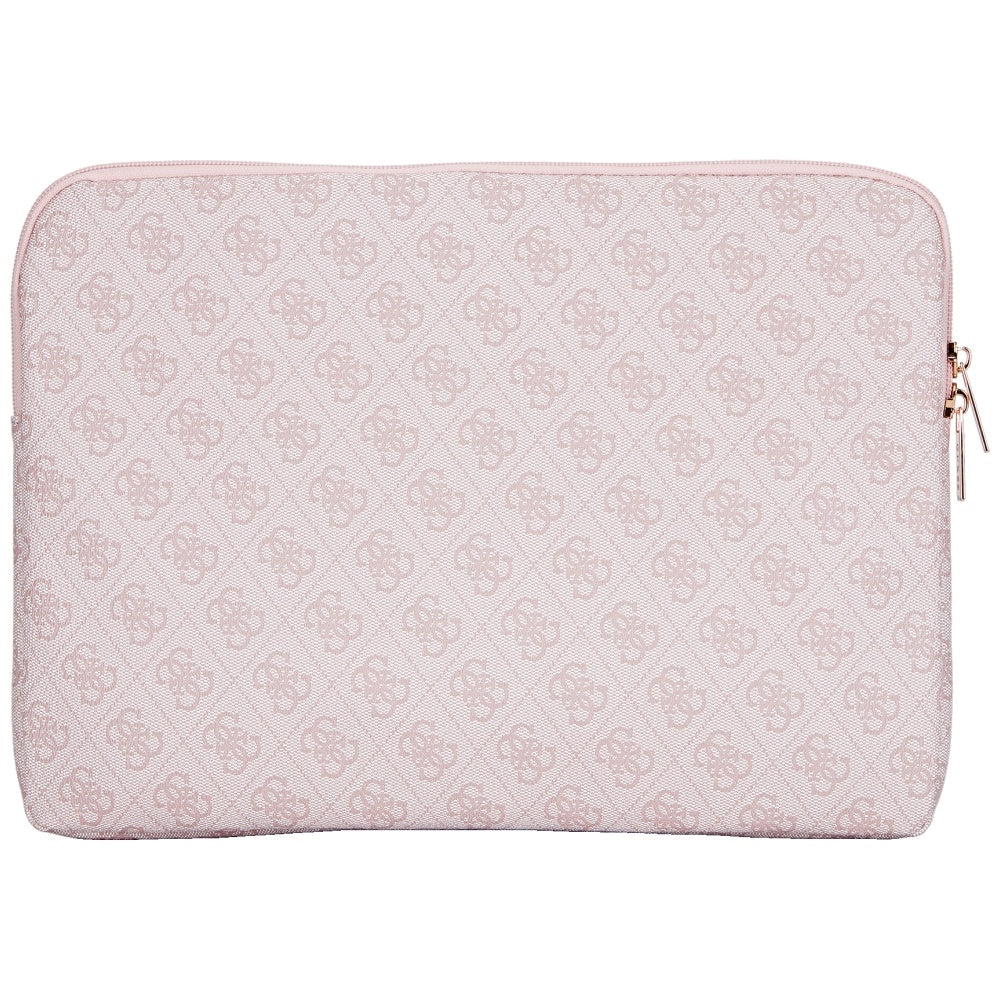 Funda Guess 4G Triangle Logo para Laptop 14 pulgadas, Rosa
