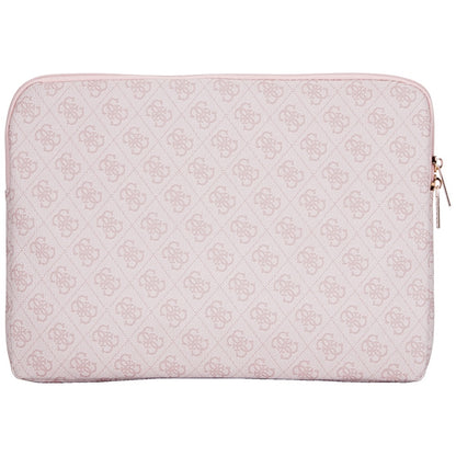 Funda Guess 4G Triangle Logo para Laptop 14 pulgadas, Rosa