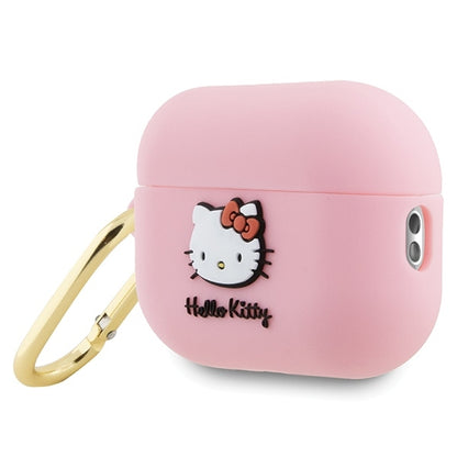 Funda Hello Kitty 3D Kitty Head para Apple AirPods Pro 2, Rosa