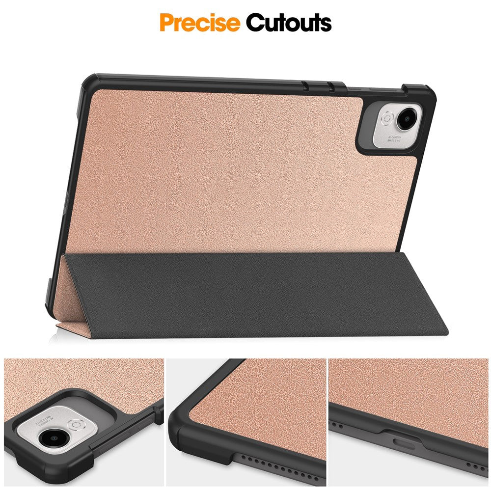 Funda para Honor Pad X9a / X9 / X8 Pro, Techsuit, FoldPro, Rosa Dorado