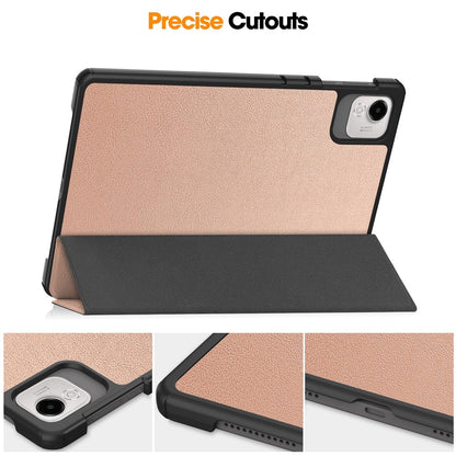 Funda para Honor Pad X9a / X9 / X8 Pro, Techsuit, FoldPro, Rosa Dorado