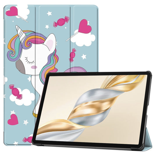 Funda para Honor Pad X9a / X9 / X8 Pro, Techsuit, FoldPro Unicorn, Multicolor
