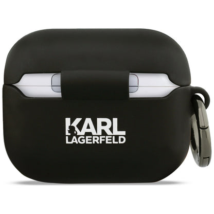 Karl Lagerfeld 3D Karl's Head Case for Apple Airpods Pro 3, Black