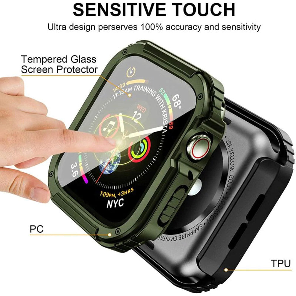 Funda Lito Armor 360 para Apple Watch 38mm Series, Verde