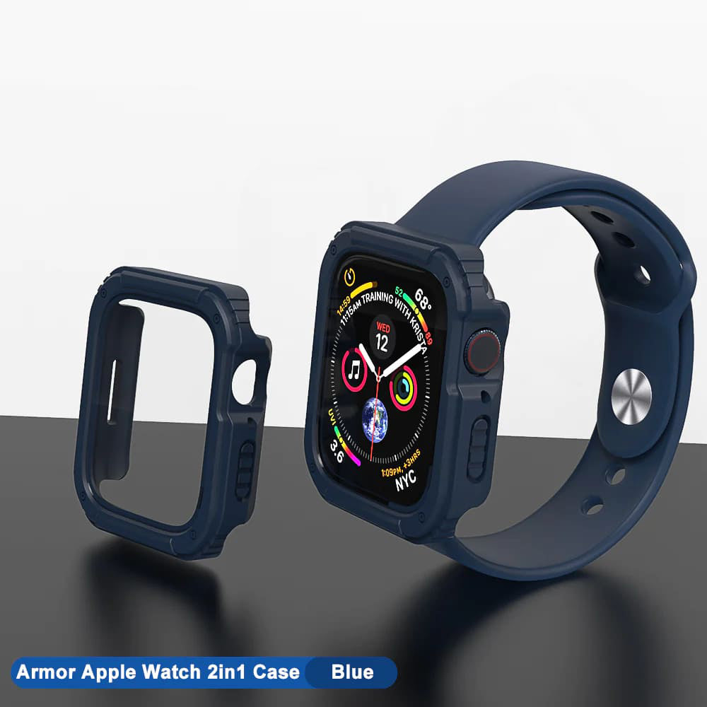 Funda Lito Armor 360 para Apple Watch 42mm Series, Azul