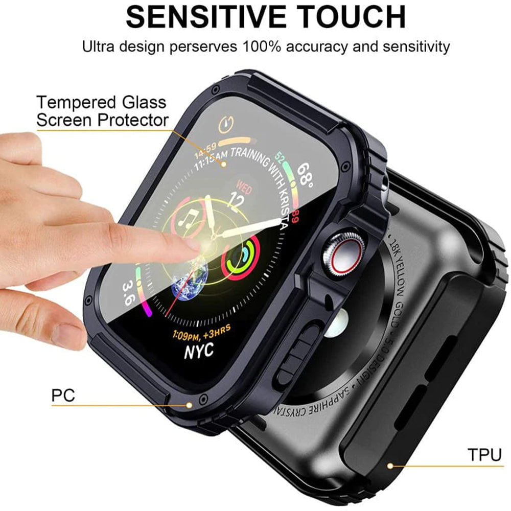 Funda Lito Armor 360 para Apple Watch 42mm Series, Azul