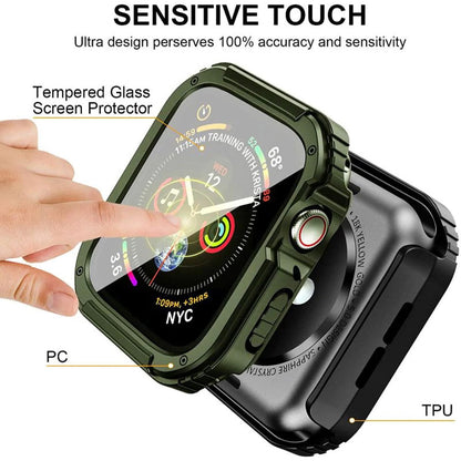 Funda Lito Armor 360 para Apple Watch 42mm Series, Verde