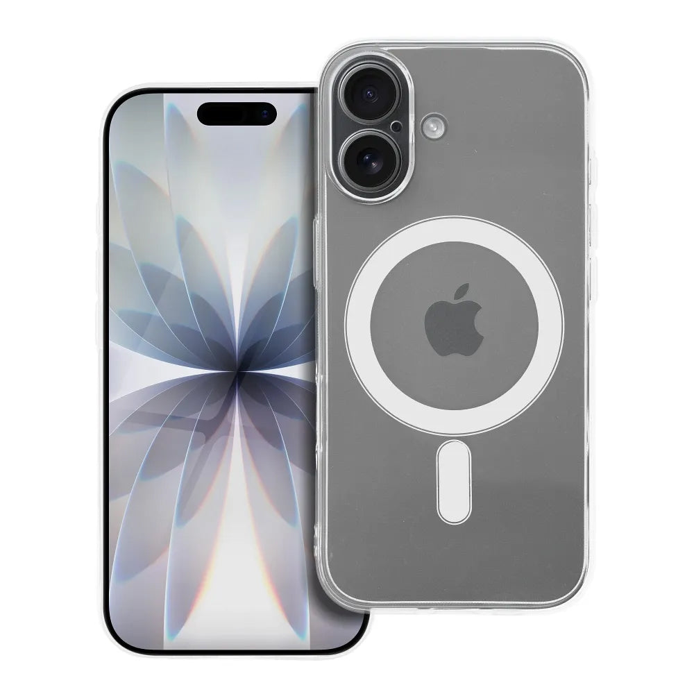 Funda MagSafe con Protección para Cámara para Apple iPhone 16, OEM, 2mm, Transparente