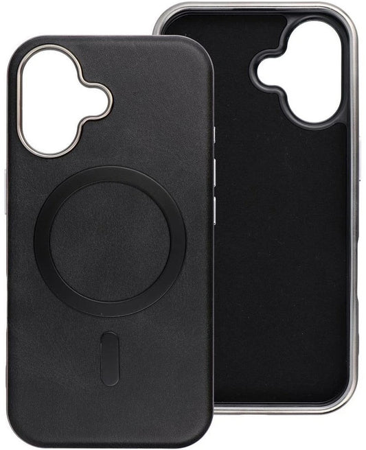 Funda MagSafe para Apple iPhone 16 Pro, OEM, Gentleman Mag, Negra