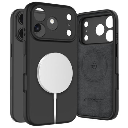 Funda MagSafe para Apple iPhone 17 Pro Max, Tech-Protect, Silicona, Negra
