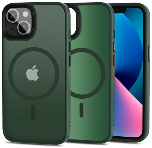 Funda MagSafe para Apple iPhone 13, Tech-Protect, Magmat, Verde