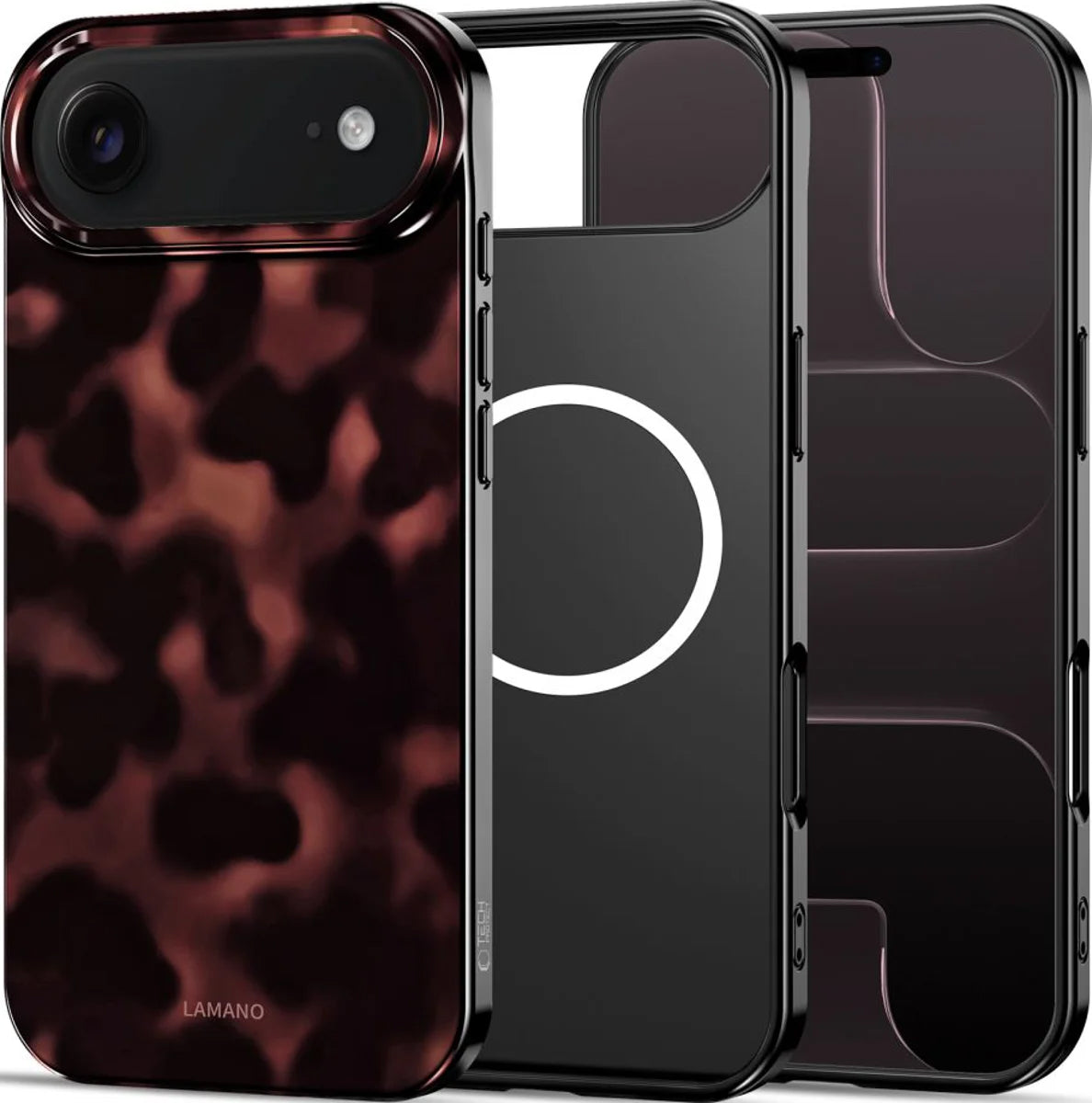 Funda MagSafe para Apple iPhone 17 Air, Tech-Protect, Lamano Panther, Negra