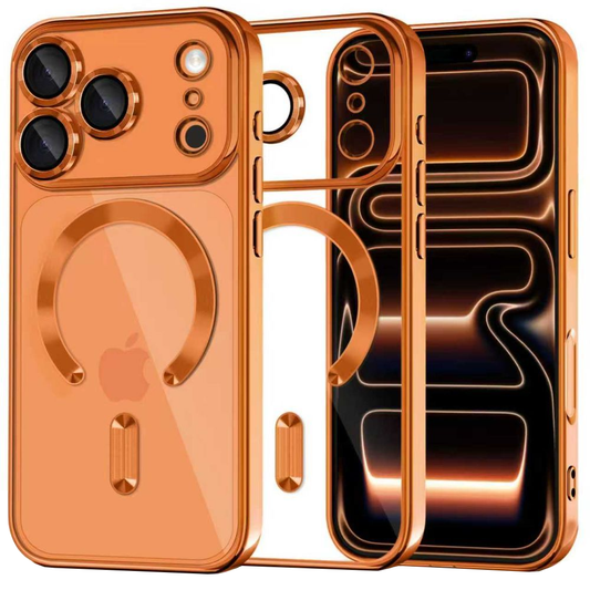 Funda MagSafe para Apple iPhone 17 Pro, Tech-Protect, Magflex, Naranja