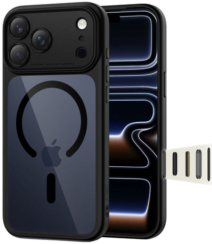 Funda MagSafe para Apple iPhone 17 Pro, Tech-Protect, MagPeak, Azul marino