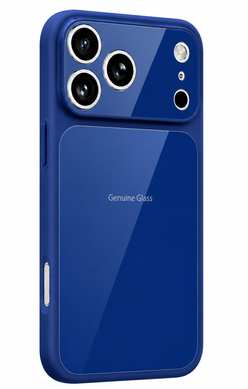 Funda MagSafe para Apple iPhone 14 / 13, OEM, Vidrio Auténtico, Azul