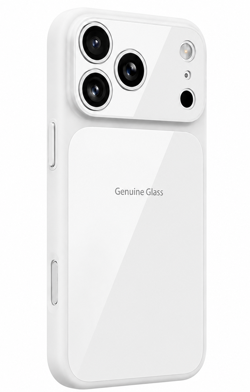 MagSafe Case for Apple iPhone 16 Pro Max, OEM, Genuine Glass, White