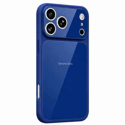 MagSafe Case for Apple iPhone 17 Pro Max, OEM, Genuine Glass, Blue