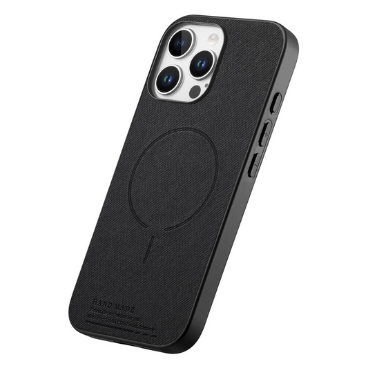 Funda MagSafe para Apple iPhone 16 Pro Max, OEM, Tela, Negra
