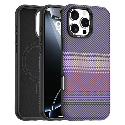 Funda MagSafe para Apple iPhone 16 Pro Max, OEM, Gradient Rainbow, Morado