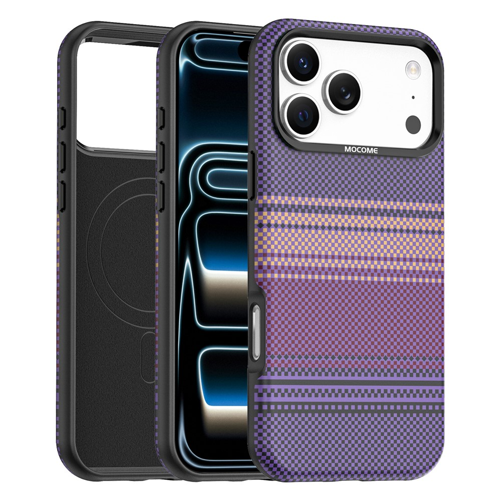 Funda MagSafe para Apple iPhone 17 Pro, OEM, Gradient Rainbow, Morado