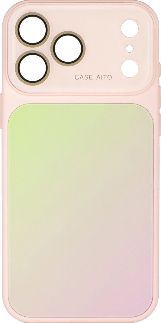 Funda MagSafe para Apple iPhone 17 Pro Max, OEM, Degradado, Rosa Verde