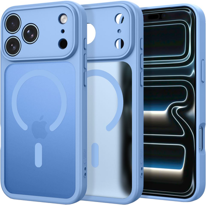 Funda MagSafe para Apple iPhone 18 Pro / 17 Pro, Tech-Protect, BasicMag, Azul Mate