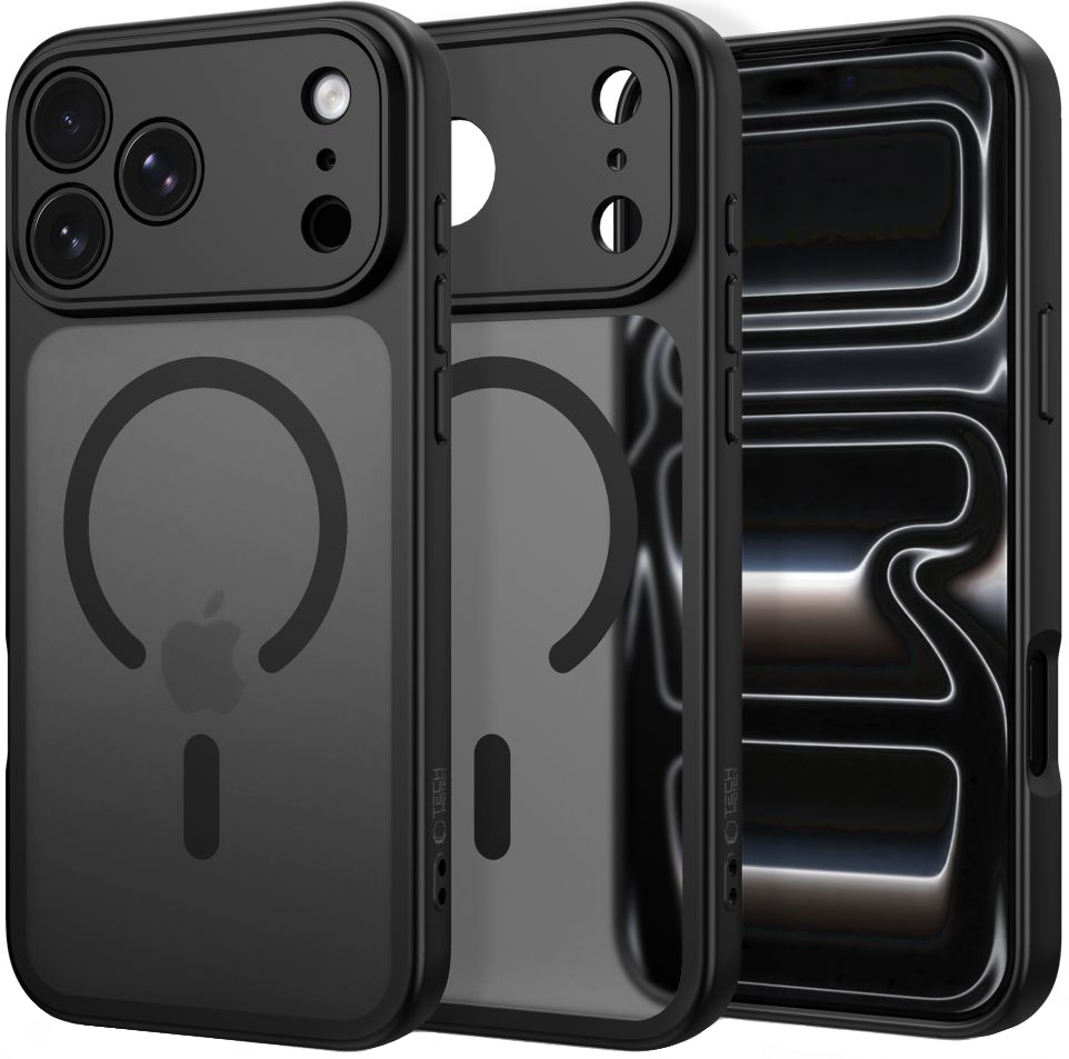 Funda MagSafe para Apple iPhone 18 Pro / 17 Pro, Tech-Protect, BasicMag, Negra Mate