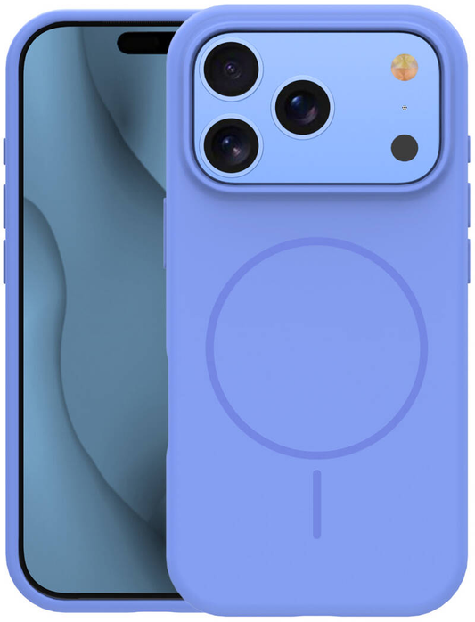 Funda MagSafe para Apple iPhone 18 Pro Max / 17 Pro Max, OEM, Silicona Delgada, Azul