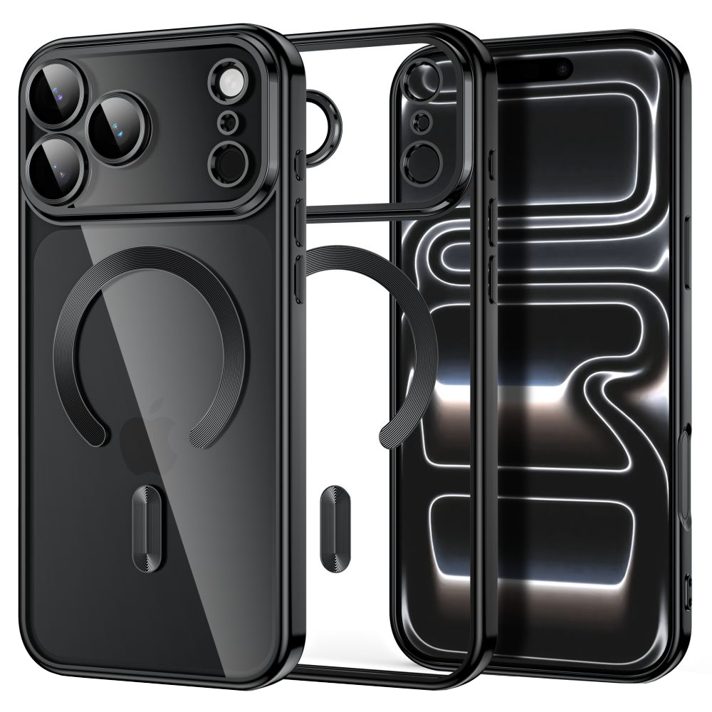 Funda MagSafe para Apple iPhone 18 Pro / 17 Pro, Tech-Protect, Magflex, Negra Satinada